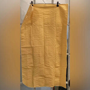 Lot Of 2 Seer Sucker Receiving Blankets Gender Neutral Red/Yellow Check Handmade